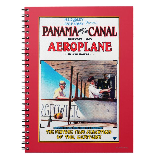 Carnet Le Panama et le cinéma de l'avion Canal Promo Post (Devant)