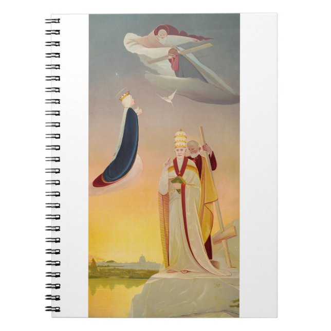 Carnet Le pape de Rome, Vierge Marie et Jésus (Devant)