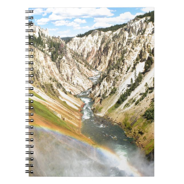 Carnet Le parc de Yellowstone abaissent des automnes (Devant)