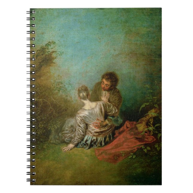 Carnet Le Pas de Faux, c.1717 (huile sur la toile) (Devant)