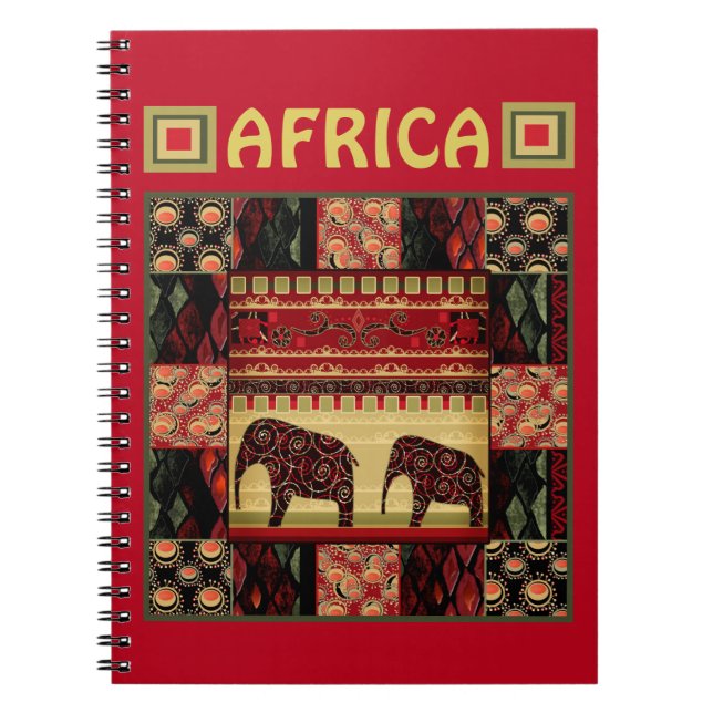 Carnet Le patchwork africain (Devant)