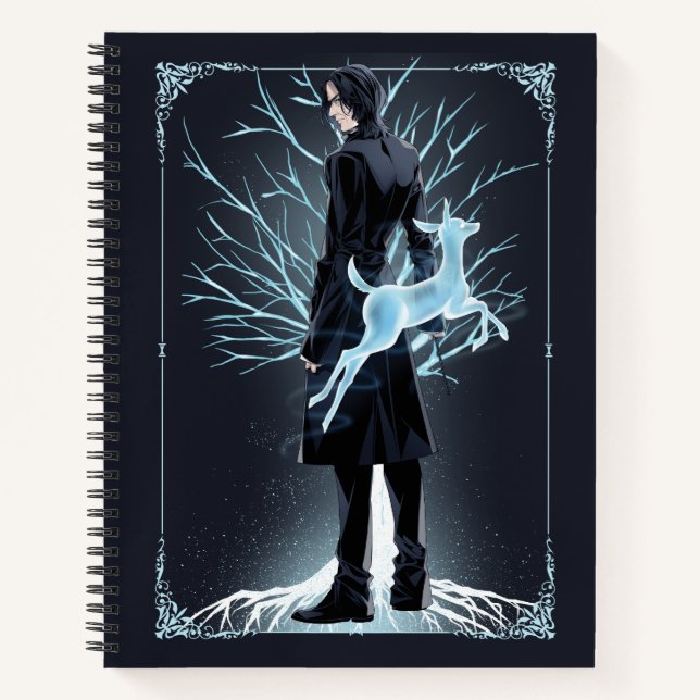 Carnet Le Patronus cerf de Severus Snape dans l'anime (Devant)