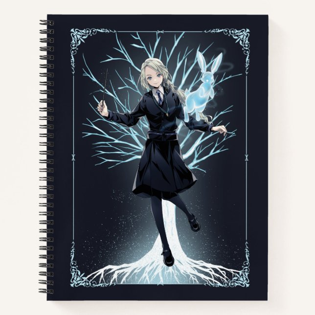 Carnet Le Patronus lapin d'Anime Luna Lovegood (Devant)