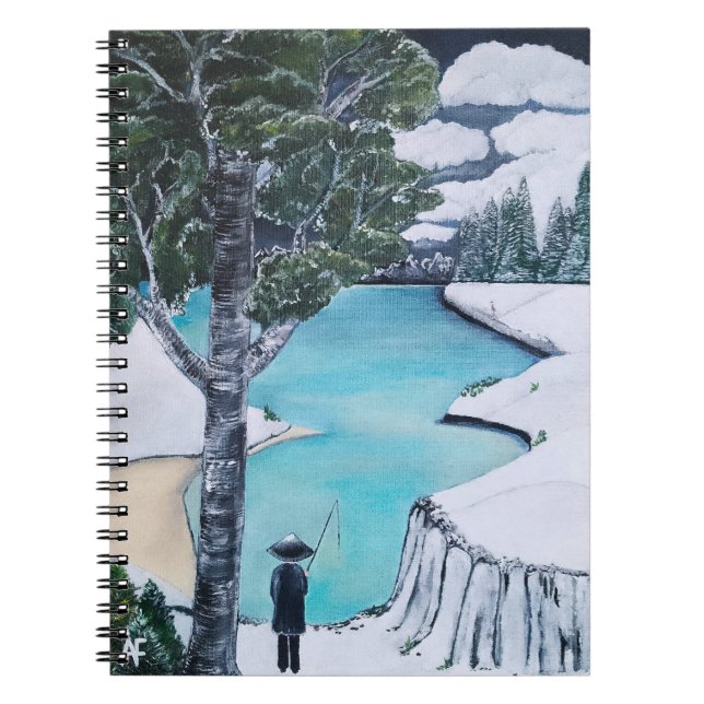 Carnet Le Peintre Pêcheur par Alfred Fox (Devant)