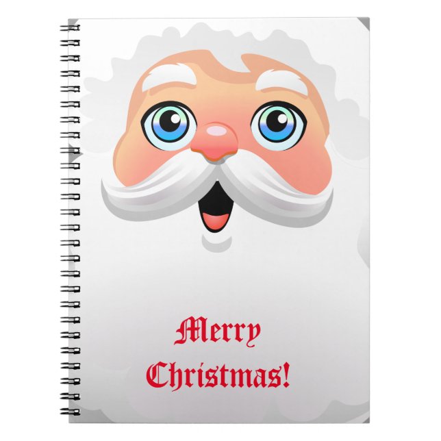 Carnet Le père noël personnalisé (Devant)