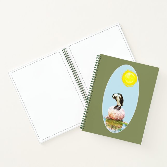 Carnet Le pingouin qui sieste dans le soleil (Intérieur)