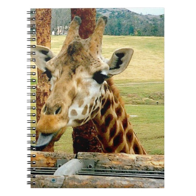 Carnet Le portable Tongue Out de la girafe (Devant)
