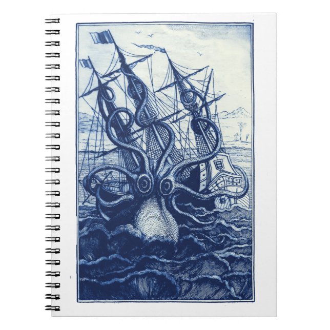 Carnet Le Poulpe Colossal 1801 Bleu (Devant)