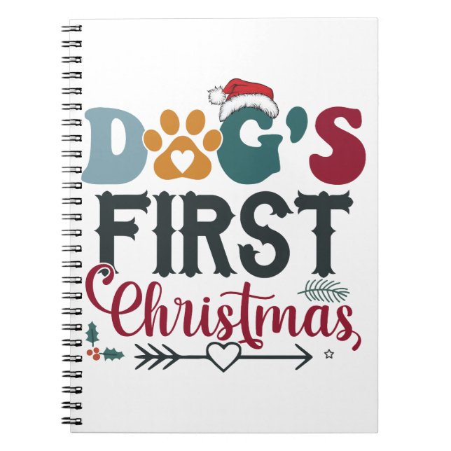 Carnet Le premier Noël du chien (Devant)