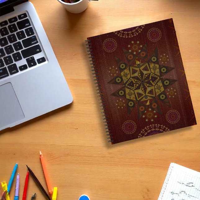 Carnet Le protecteur de la justice de Geo tantrum mandala (Créateur téléchargé)