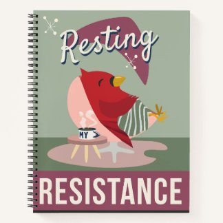 Carnet « Le repos est ma résistance »