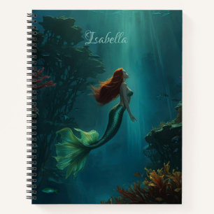 Carnet Le rêve d'Imaginaire de Mermaid Scène sous-marine