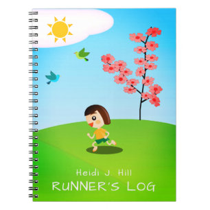 Carnet Le rondin du coureur personnalisé par