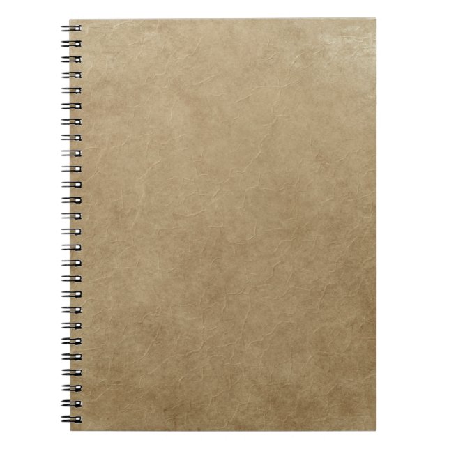 Carnet Le sac de papier Brown aiment Texutre (Devant)
