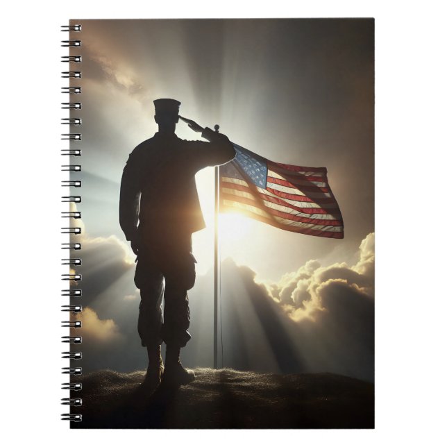 Carnet Le salut du soldat américain (Devant)