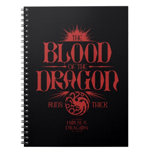 Carnet Le sang du dragon tourne épais (Devant)