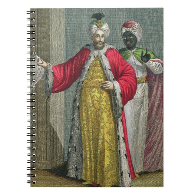 Carnet Le seigneur grand, dans son sérail avec Kislar AG (Devant)