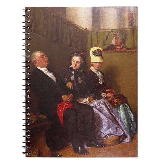 Carnet Le sermon de inspiration (huile sur la toile) (Devant)