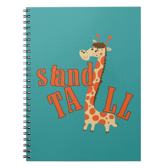 Carnet Le socle de girafe est grand (Devant)