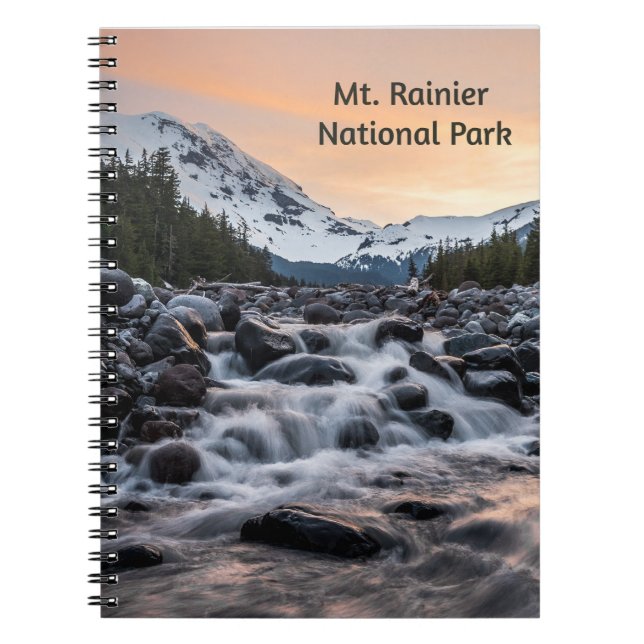 Carnet Le souvenir du parc national du Mont-Rainier (Devant)