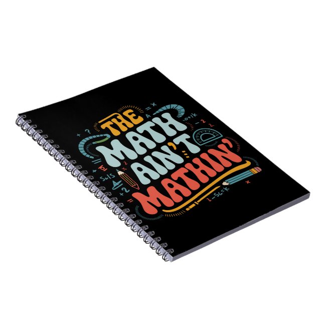 Carnet Le spectacle mathématique n'est pas mathématique M (Côté Droit)