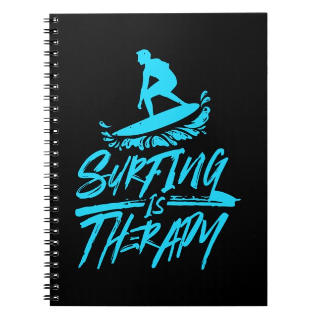 Carnet Le surf est une thérapie (Devant)