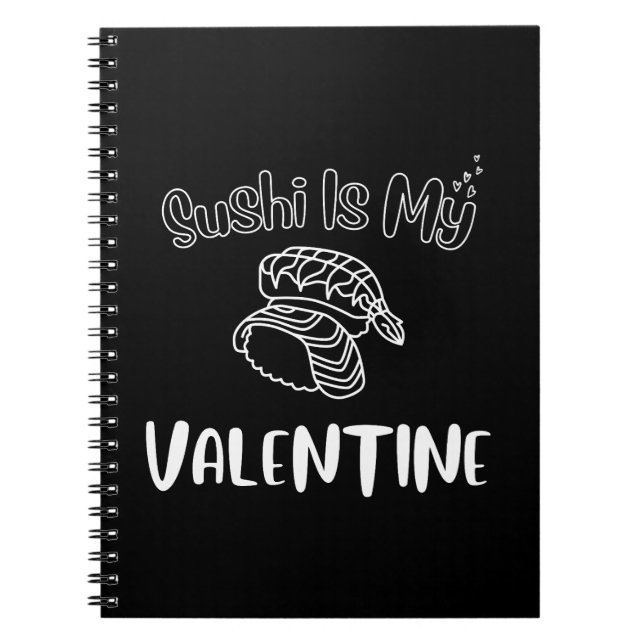 Carnet Le Sushi Est Ma Saint Valentin (Devant)