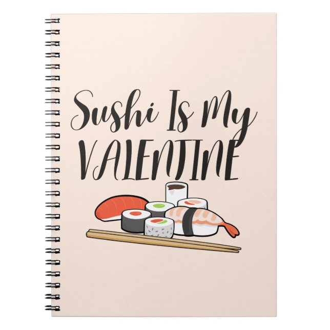 Carnet Le Sushi Est Ma Saint Valentin, Le Sushi (Devant)