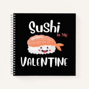 Carnet Le sushi est ma Saint Valentin, sushi