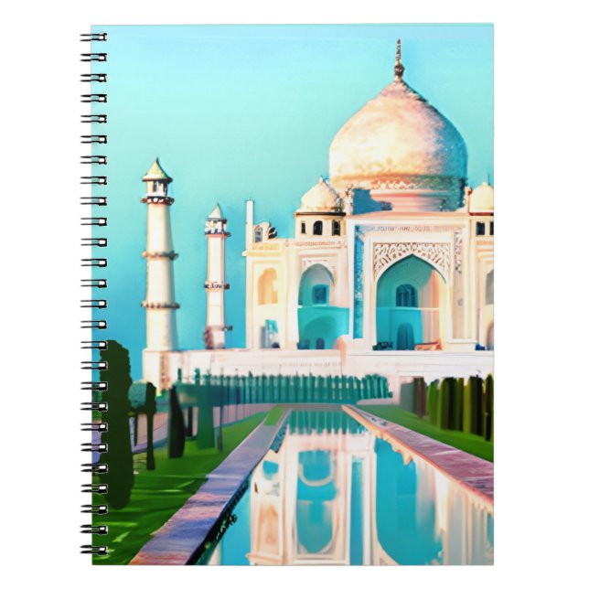 Carnet Le Taj Mahal sous un ciel étoilé (Devant)