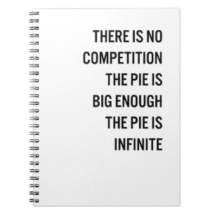 Carnet Le tarte est assez grande citation (la couleur