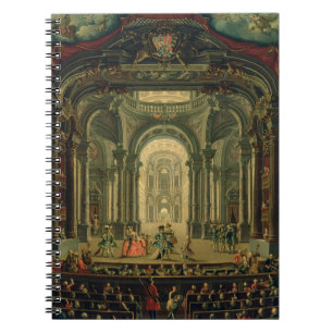 Carnet Le Teatro Reale à Turin (huile sur la toile)
