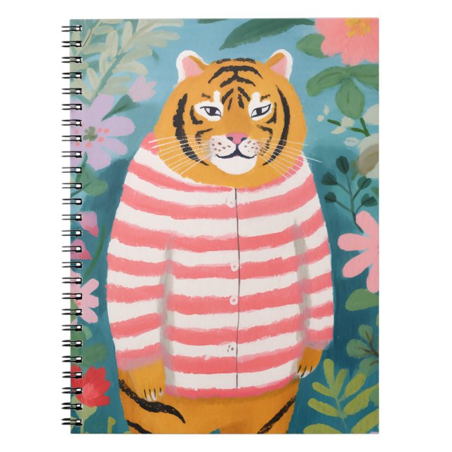 Carnet Le tigre fatigué (Devant)