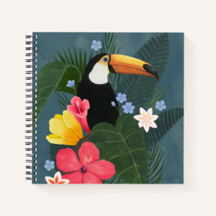 Carnet Le Toucan tropical en pleine nature