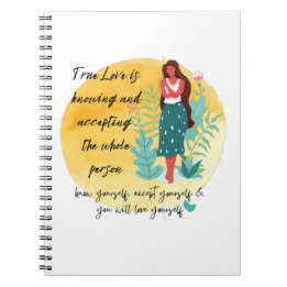 Carnet Le véritable amour est connaissance et acceptation