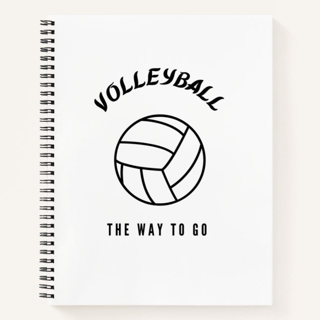 Carnet Le volley-ball sur le chemin (Devant)