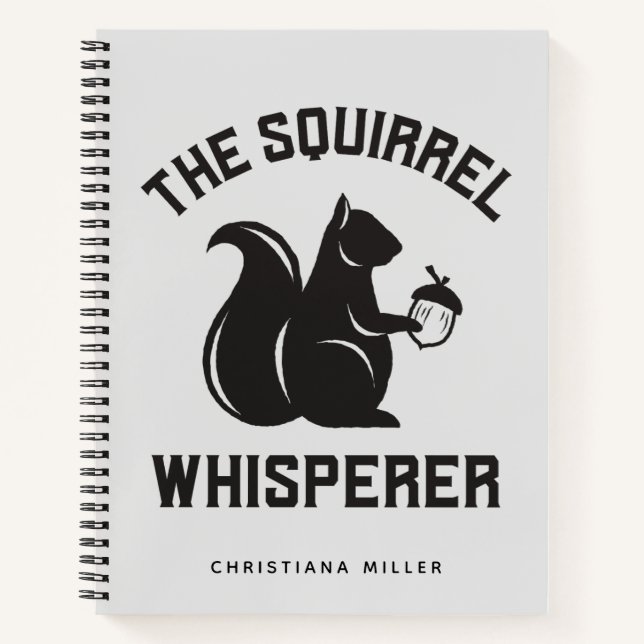 Carnet Le Whisperer d'écureuil | Écureuil (Devant)