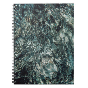 Carnet L'eau en gros plan photographie