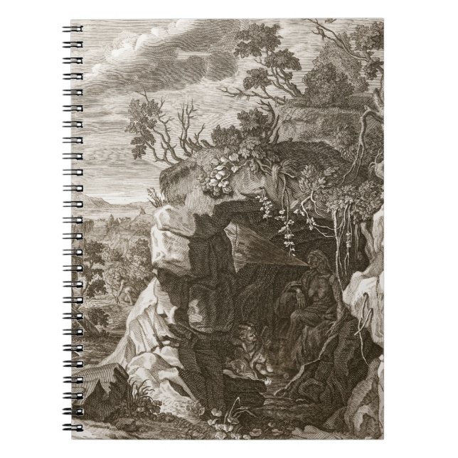 Carnet L'écho de nymphe changé en bruit, 1731 (gravure (Devant)