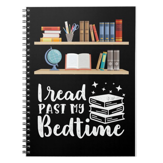 Carnet Lecteur Cadeau Je Lis Passé Mon Lit (Devant)