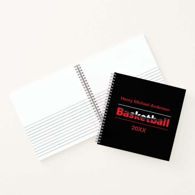 Carnet Lecteur de basket-ball - Arche géométrique minimal (Intérieur)