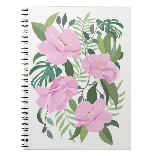 Carnet Lecteur de fleurs | Jardin aux fleurs secret (Devant)