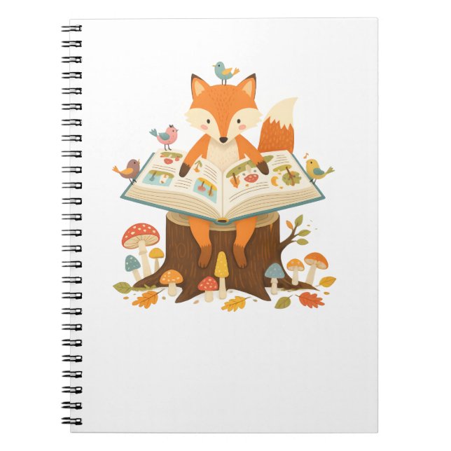 Carnet Lecteur de la forêt curieuse (Devant)