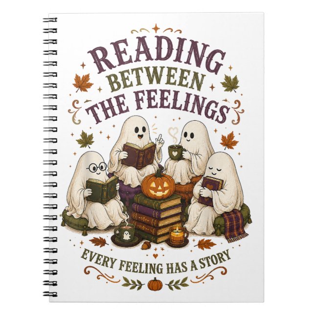 Carnet Lecteurs fantômes entre les sentiments  (Devant)