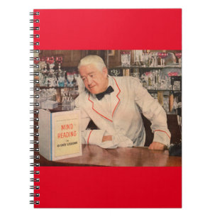 Carnet lecture d'esprit au bar