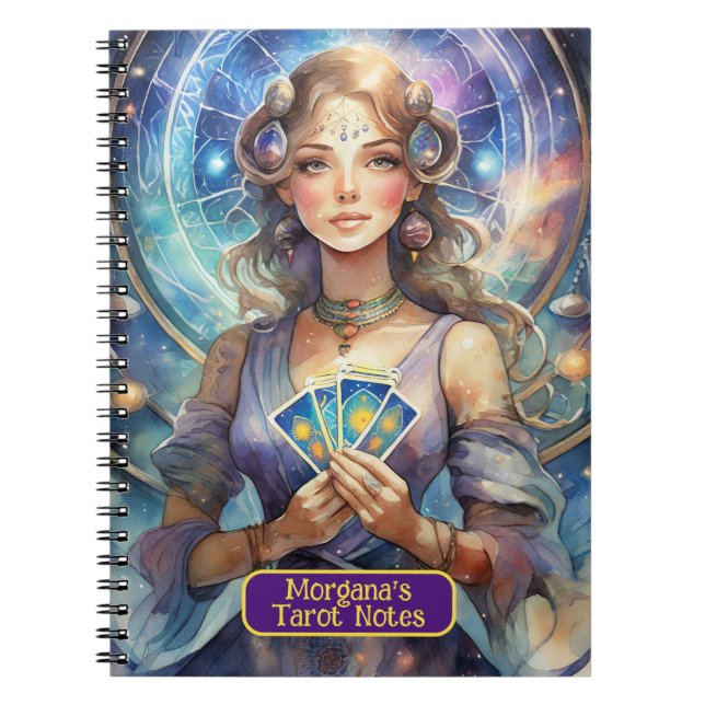 Carnet Lectures de cartomatation et de carte de tarot Int (Devant)