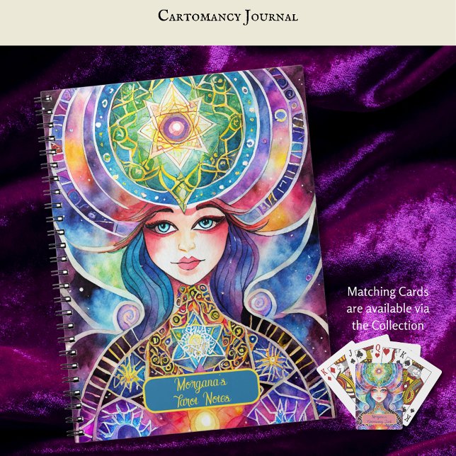 Carnet Lectures de cartomatation et de carte de tarot Int (Créateur téléchargé)