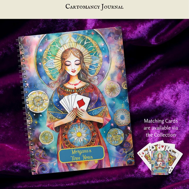 Carnet Lectures de cartomatation et de carte de tarot Int (Créateur téléchargé)