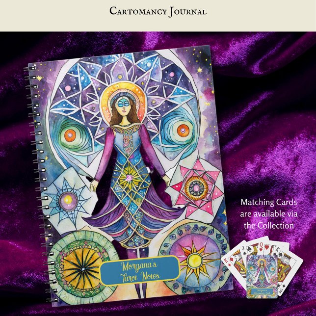 Carnet Lectures de cartomatation et de carte de tarot Int (Créateur téléchargé)