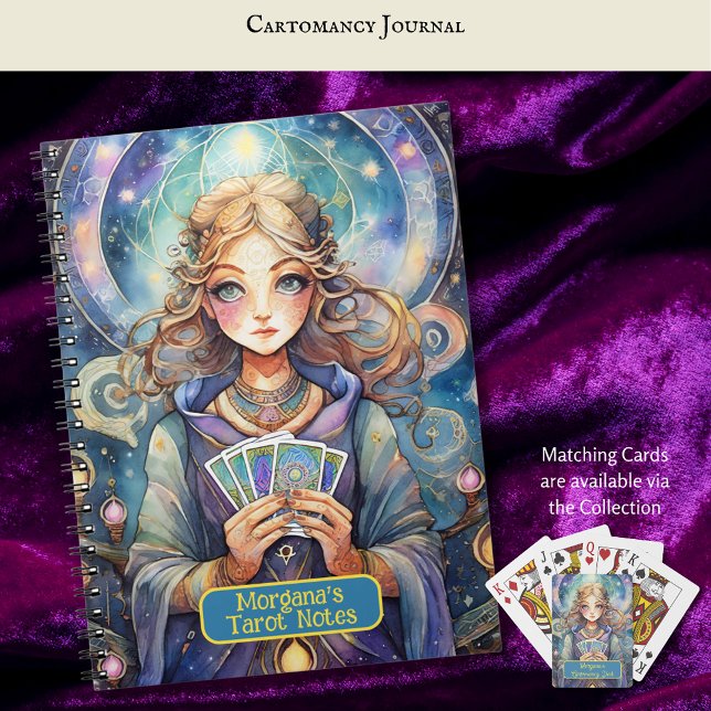 Carnet Lectures de cartomatation et de carte de tarot Int (Créateur téléchargé)
